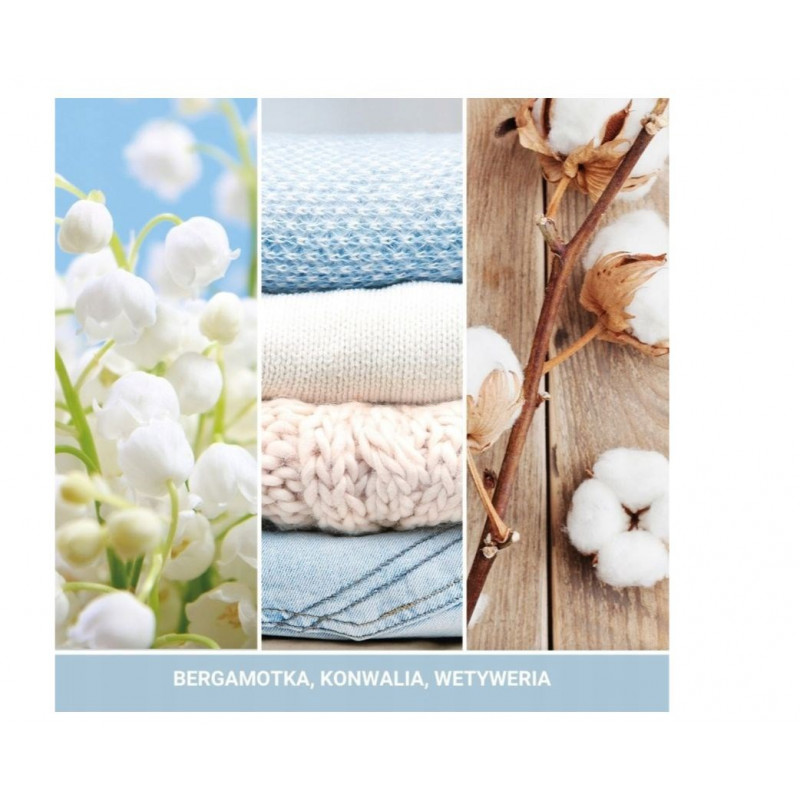 Yankee Candle Clean Cotton piekarināms auto gaisa atsvaidzinātājs