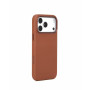 Mujjo Troubadour ādas apvalks tālrunim Apple iPhone 18 Pro Max / 17 Pro Max, MagSafe, gaiši brūns