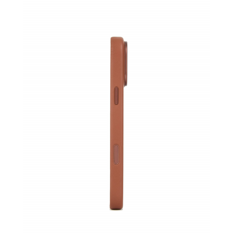 Mujjo Troubadour ādas apvalks tālrunim Apple iPhone 18 Pro Max / 17 Pro Max, MagSafe, gaiši brūns