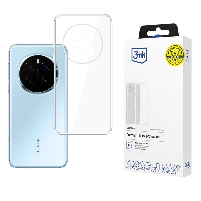 3MK Clear Case apvalks viedtālrunim Honor Magic 7 Pro, caurspīdīgs