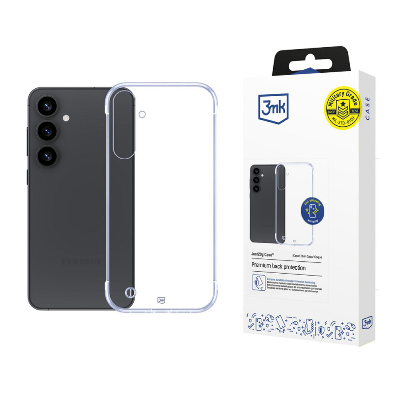3mk Just20g Clear Case aizsargapvalks Samsung Galaxy S25+, caurspīdīgs