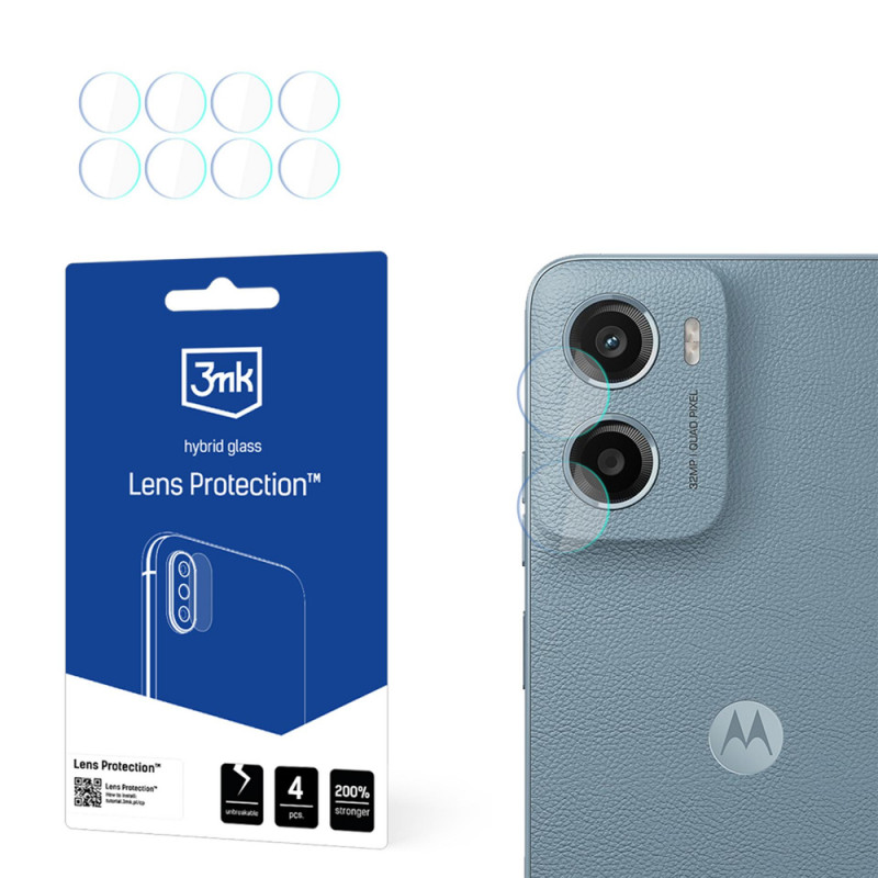 3MK Lens Protection objektīva aizsargs Motorola Moto E15 (4 gab.)