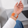 Tech-Protect Nylon Clasp siksniņa pulkstenim Samsung Galaxy Watch 8 / 9 / Classic 40 / 44 / 46 mm, oranža