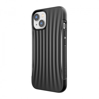 X-Doria Raptic Clutch aizsargapvalks Apple iPhone 14, melnā krāsā