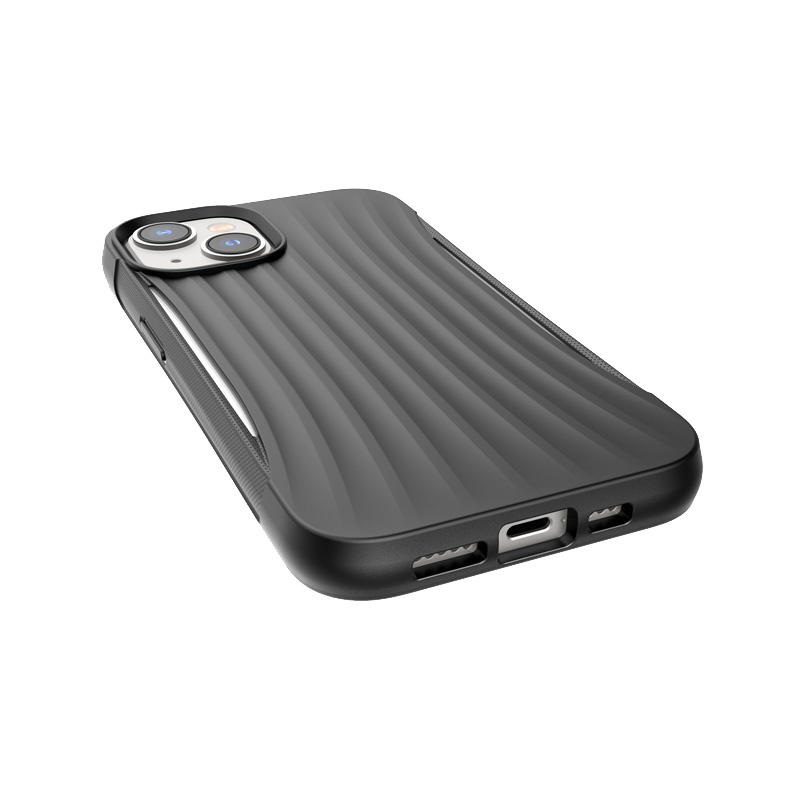 X-Doria Raptic Clutch aizsargapvalks Apple iPhone 14, melnā krāsā