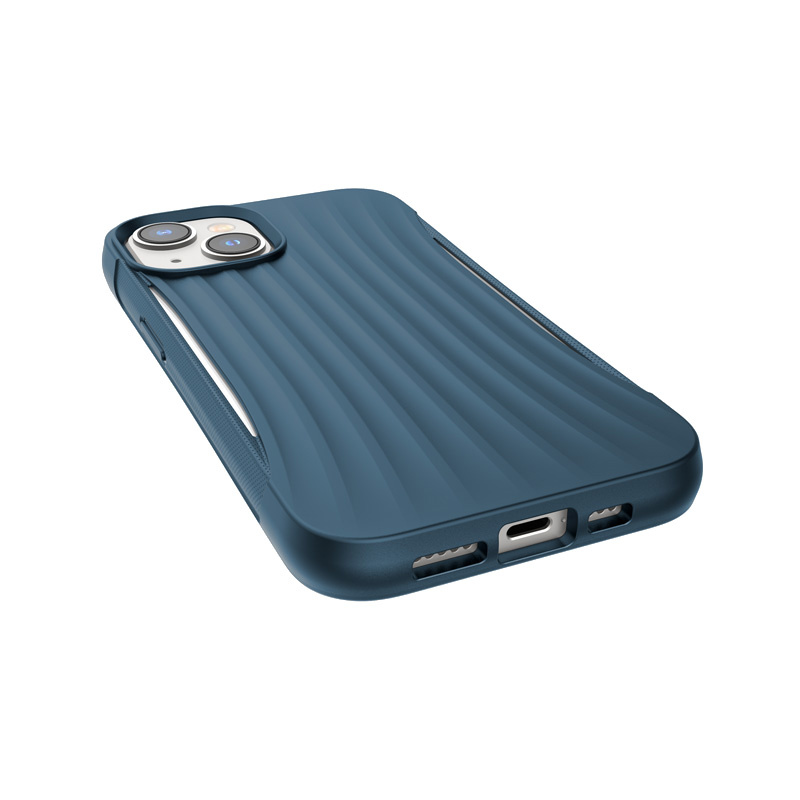 X-Doria Raptic Clutch aizsargapvalks Apple iPhone 14, zilā krāsā