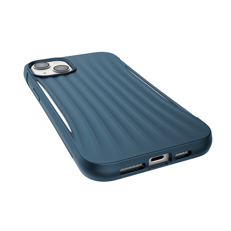 X-Doria Raptic Clutch aizsargapvalks Apple iPhone 14 Plus / 15 Plus, zilā krāsā