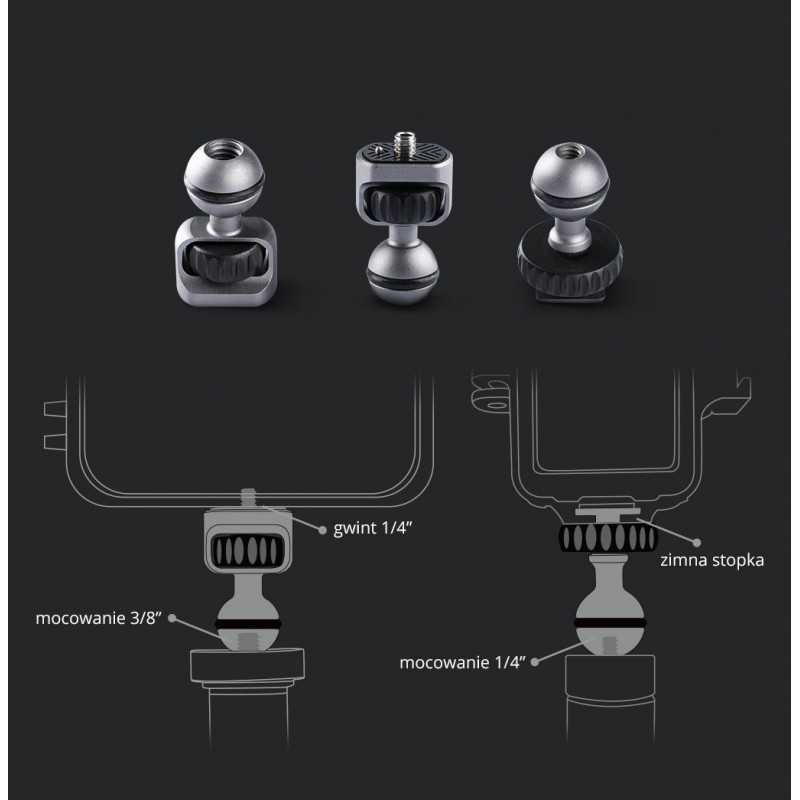 PGYTECH P-CG-009 Magic Arm turētājs kamerām / gimbaliem