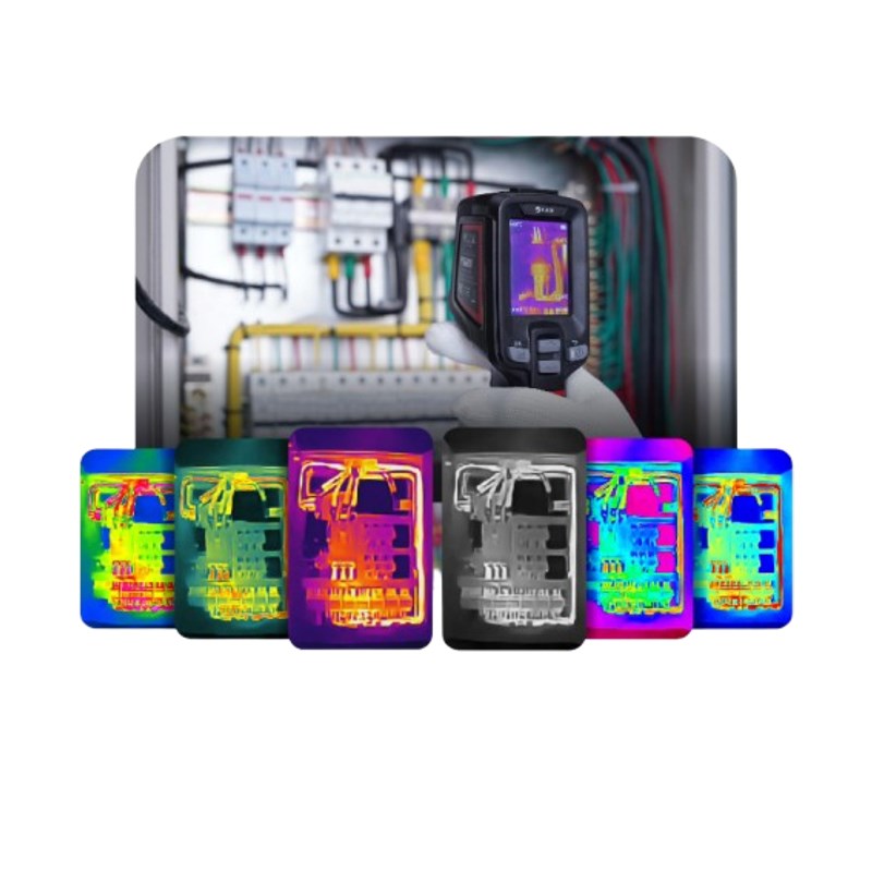 Guide Sensmart E1+ termogrāfijas kamera, 120 x 90 pikseļu izšķirtspēja, melnā krāsā