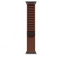 Apple Alpine Loop viedā pulksteņa siksniņa 49 mm, bordo krāsas, liels izmērs, melnā titāna apdare, MKF24ZM/A