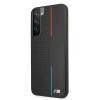 BMW BMHCS22MTRTBK melns cietais apvalks Samsung Galaxy S22+, M Collection Triangles