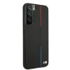 BMW BMHCS22MTRTBK melns cietais apvalks Samsung Galaxy S22+, M Collection Triangles