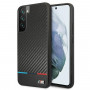 BMW BMHCS22MPUCARTCBK melns cietais apvalks Samsung Galaxy S22+, M Collection Triangles