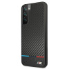 BMW BMHCS22MPUCARTCBK melns cietais apvalks Samsung Galaxy S22+, M Collection Triangles