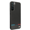 BMW BMHCS22MPUCARTCBK melns cietais apvalks Samsung Galaxy S22+, M Collection Triangles