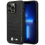 BMW BMHCP14L22PMGK apvalks priekš iPhone 14 Pro, melns, Bi Pattern