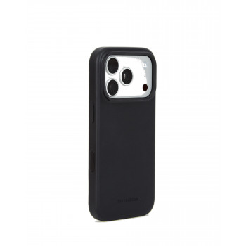 Mujjo Troubadour ādas maciņš Apple iPhone 18 Pro / 17 Pro tālrunim, MagSafe, melns