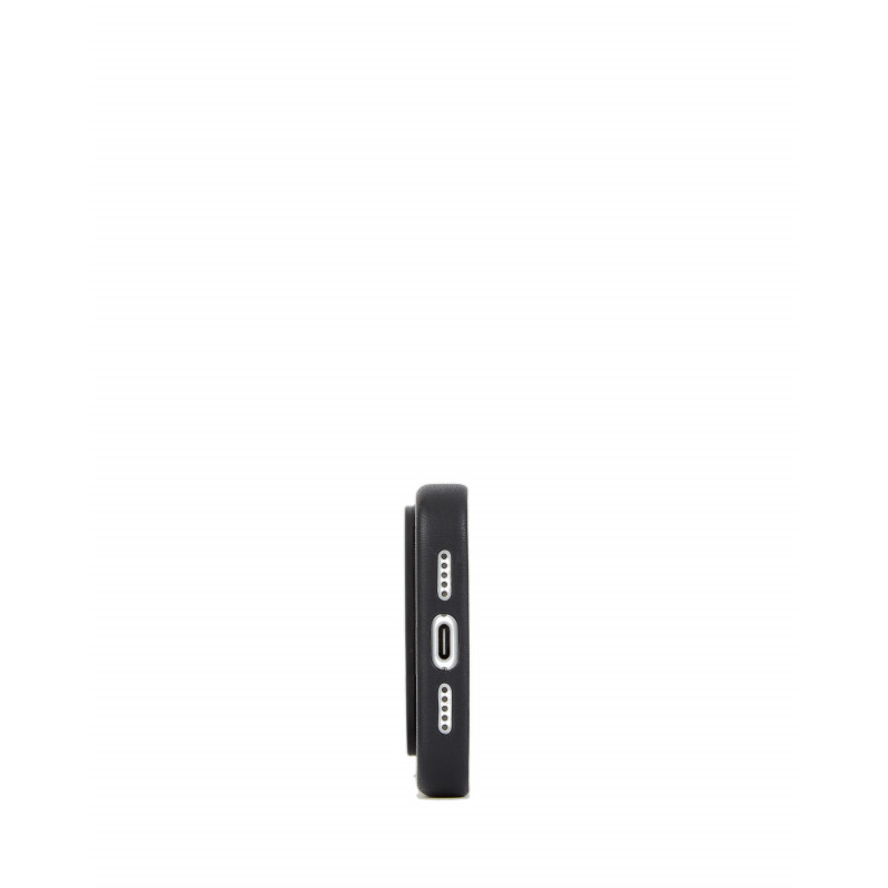 Mujjo Troubadour ādas maciņš Apple iPhone 18 Pro / 17 Pro tālrunim, MagSafe, melns