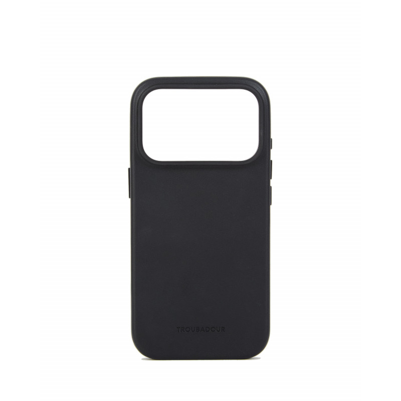 Mujjo Troubadour ādas maciņš Apple iPhone 18 Pro / 17 Pro tālrunim, MagSafe, melns