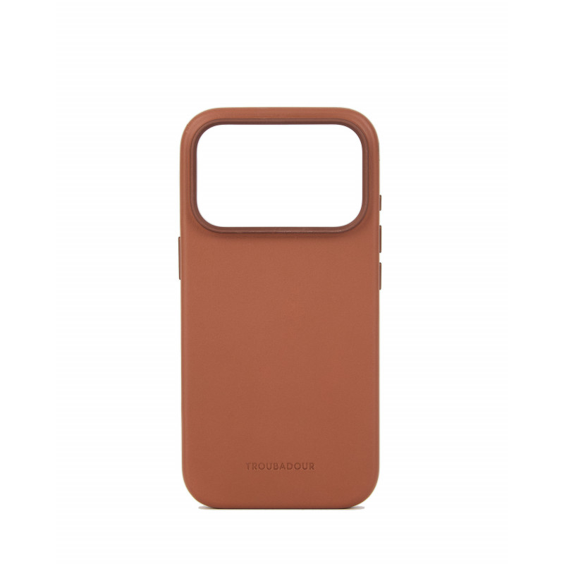 Mujjo Troubadour ādas maciņš Apple iPhone 18 Pro / 17 Pro tālrunim, MagSafe, gaiši brūns