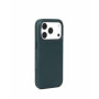 Mujjo Troubadour ādas maciņš Apple iPhone 18 Pro / 17 Pro tālrunim, MagSafe, obsidiāna zaļš