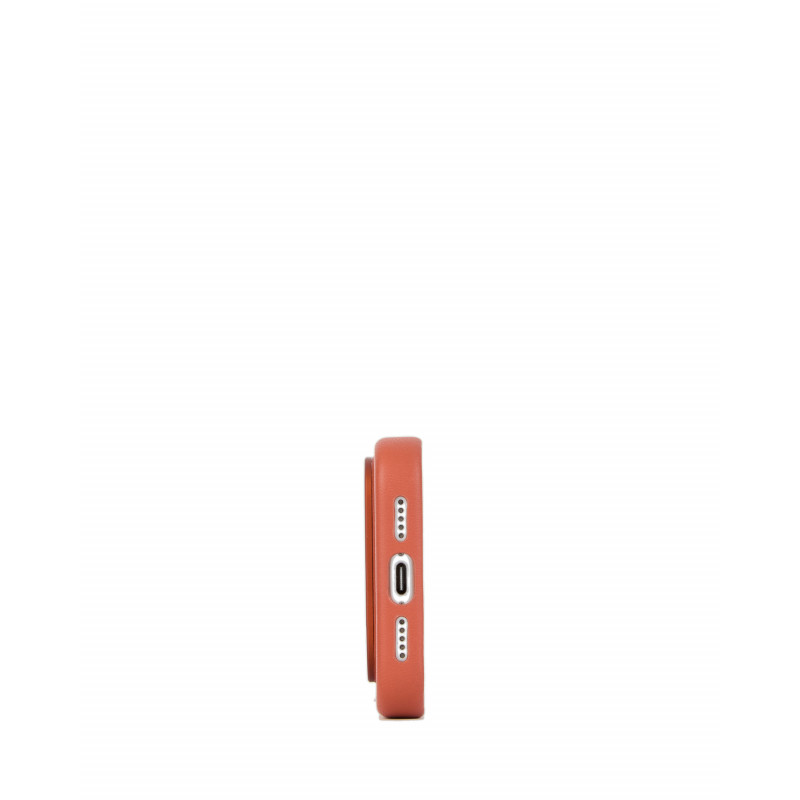 Mujjo Troubadour ādas maciņš Apple iPhone 18 Pro / 17 Pro tālrunim, MagSafe, terakotas krāsā