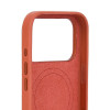 Mujjo Troubadour ādas maciņš Apple iPhone 18 Pro / 17 Pro tālrunim, MagSafe, terakotas krāsā