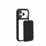 Mujjo Troubadour Modular ādas maciņš Apple iPhone 18 Pro / 17 Pro tālrunim, MagSafe, melns