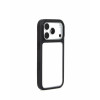 Mujjo Troubadour Modular ādas maciņš Apple iPhone 18 Pro / 17 Pro tālrunim, MagSafe, melns