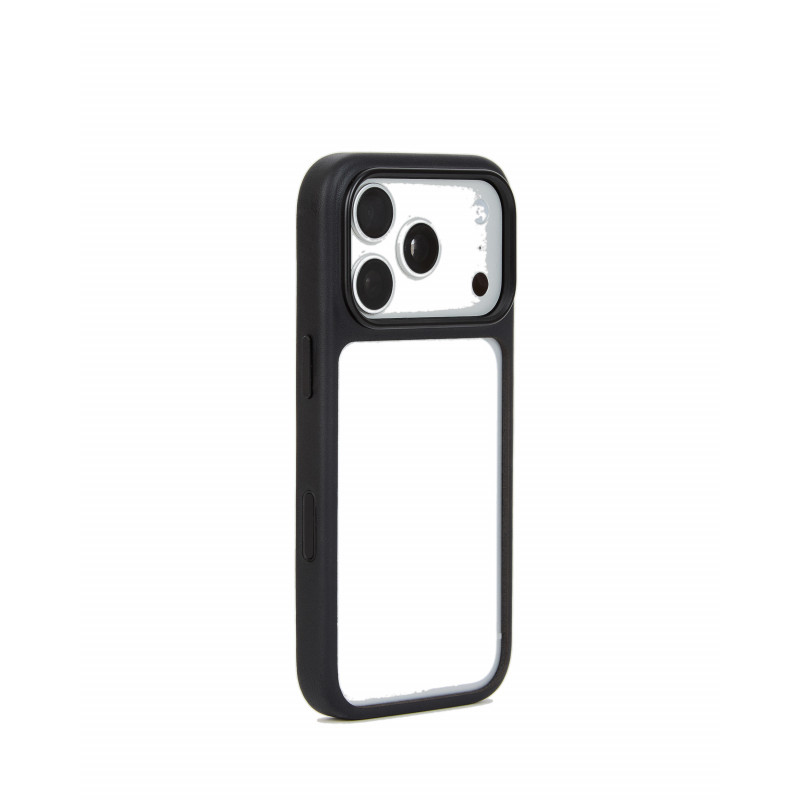 Mujjo Troubadour Modular ādas maciņš Apple iPhone 18 Pro / 17 Pro tālrunim, MagSafe, melns