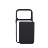 Mujjo Troubadour Modular ādas maciņš Apple iPhone 18 Pro / 17 Pro tālrunim, MagSafe, melns