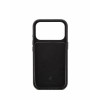 Mujjo Troubadour Modular ādas maciņš Apple iPhone 18 Pro / 17 Pro tālrunim, MagSafe, melns