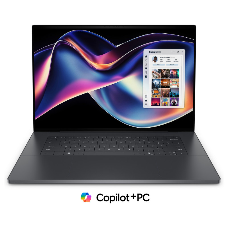 Dell XPS 16 DA16260-945YK 16 collu portatīvais dators ar skārienekrānu, Intel Core Ultra X9 388H, 32 GB RAM, 1 TB SSD, Windows 11 Home, grafīta
