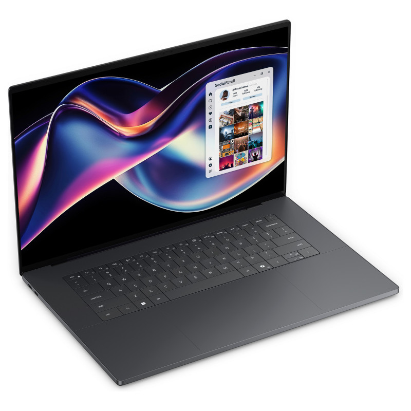 Dell XPS 16 DA16260-945YK 16 collu portatīvais dators ar skārienekrānu, Intel Core Ultra X9 388H, 32 GB RAM, 1 TB SSD, Windows 11 Home, grafīta