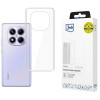 3MK Clear Case vāciņš tālrunim Xiaomi Redmi Note 14 Pro 4G, caurspīdīgs