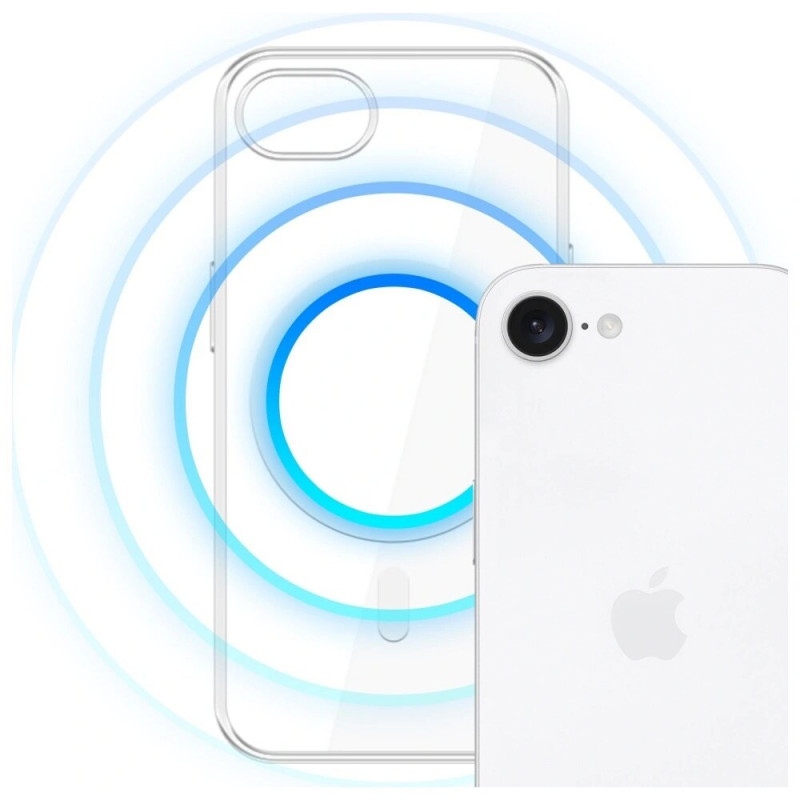 3MK Clear MagCase vāciņš tālruņiem Apple iPhone 17e / 16e, caurspīdīgs, ar MagSafe