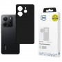 3MK Matt Case Pro melns vāciņš Xiaomi Redmi Note 14 4G