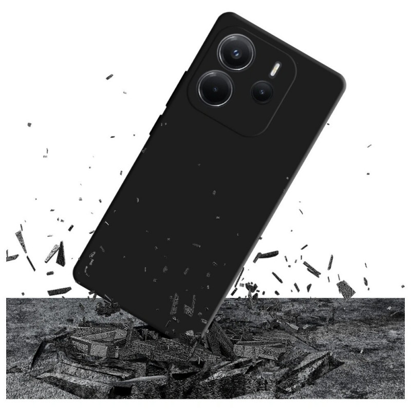 3MK Matt Case Pro melns vāciņš Xiaomi Redmi Note 14 4G
