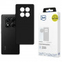 3MK Matt Case Pro melns vāciņš Xiaomi Redmi Note 14 Pro 4G
