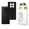 3MK Matt Case Pro melns vāciņš Xiaomi Redmi Note 14 Pro 4G