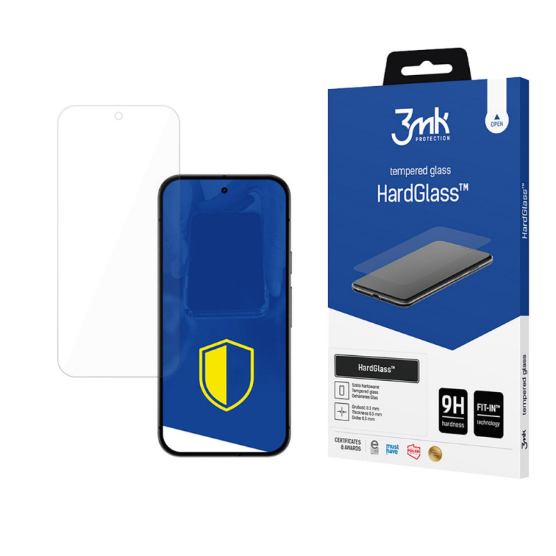 3MK HardGlass aizsargstikls Google Pixel 9A