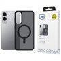 3MK Smoke MagCase apvalks Samsung Galaxy S25 Edge viedtālrunim, melns