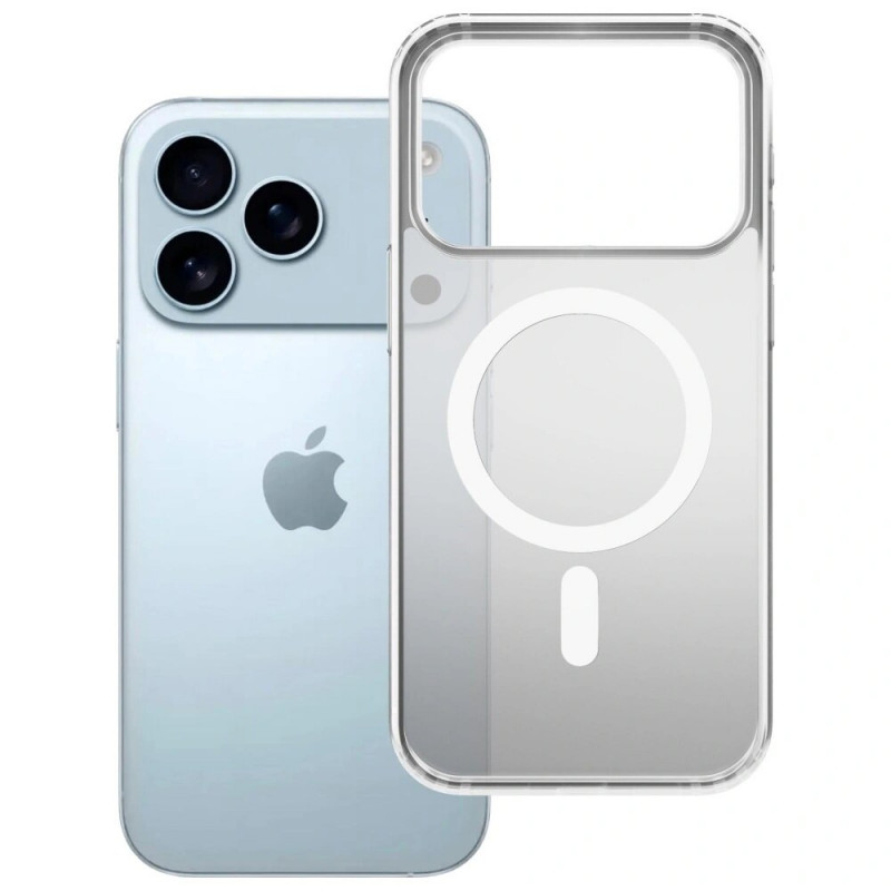 3mk Frosty MagCase apvalks Apple iPhone 17 Pro Max, baltā krāsā