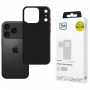 3mk Matt Case Pro apvalks Apple iPhone 17 Pro Max, matētā melnā krāsā