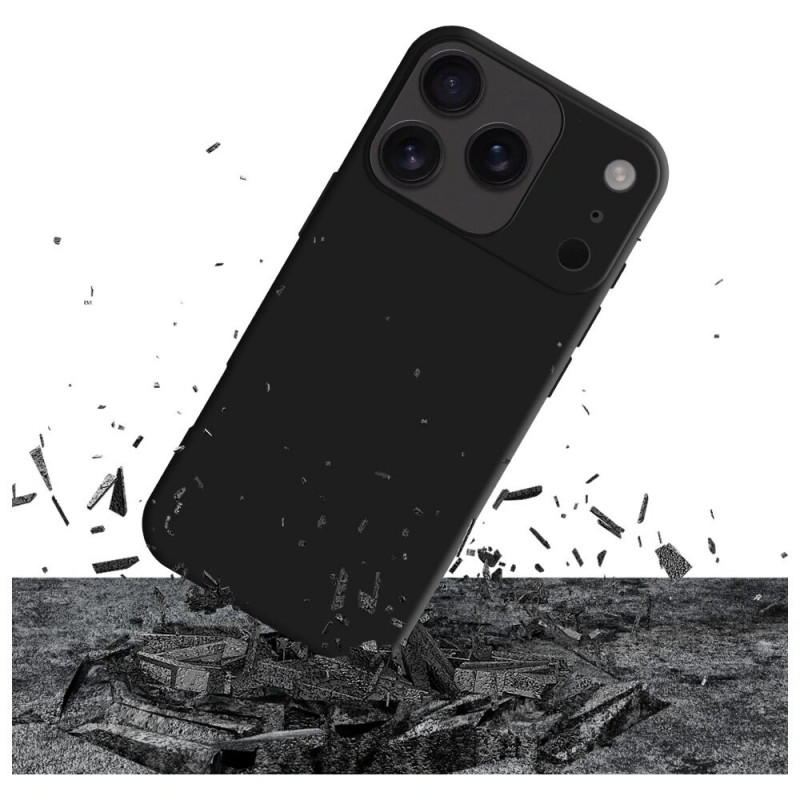 3mk Matt Case Pro apvalks Apple iPhone 17 Pro Max, matētā melnā krāsā