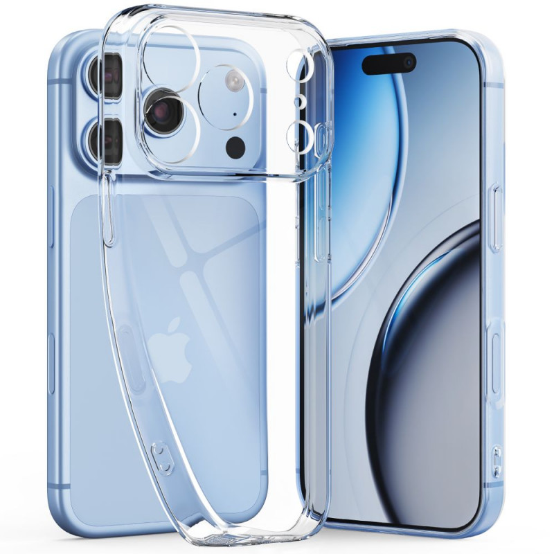 Tech-Protect FlexAir vāciņš Apple iPhone 17 Pro Max / 18 Pro Max tālrunim, caurspīdīgs