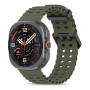 Tech-Protect Iconband Pro siksniņa Samsung Galaxy Watch Ultra 1 / 2 (2024-2026) pulkstenim, 47 mm, militāri zaļa