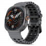 Tech-Protect Iconband Pro siksniņa Samsung Galaxy Watch Ultra 1 / 2 (2024-2026) pulkstenim, 47 mm, pelēka un melna