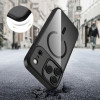 Tech-Protect MagMat MagSafe futrālis Apple iPhone 17 Pro Max, melns/caurspīdīgs