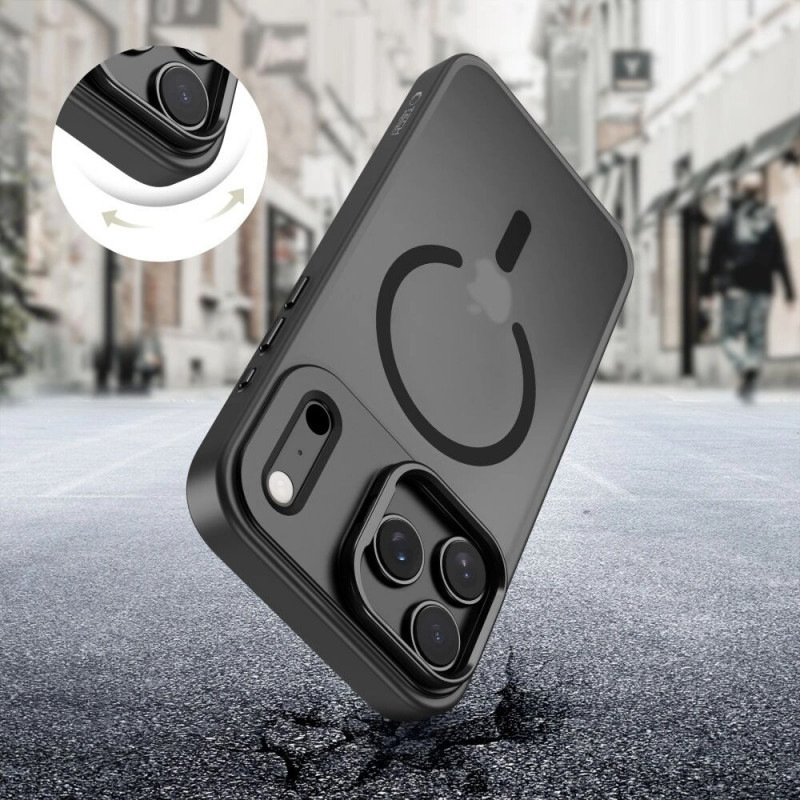 Apple iPhone 17 Pro apvalks Tech-Protect Magstand MagSafe, matētā melnā krāsā